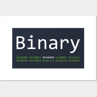 Binary is awesome - Computer Programming Posters and Art